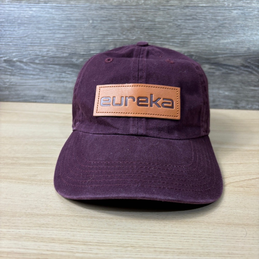 Eureka Hat Cap Strap Back Red‎ Maroon Adjustable Richardson Mens
